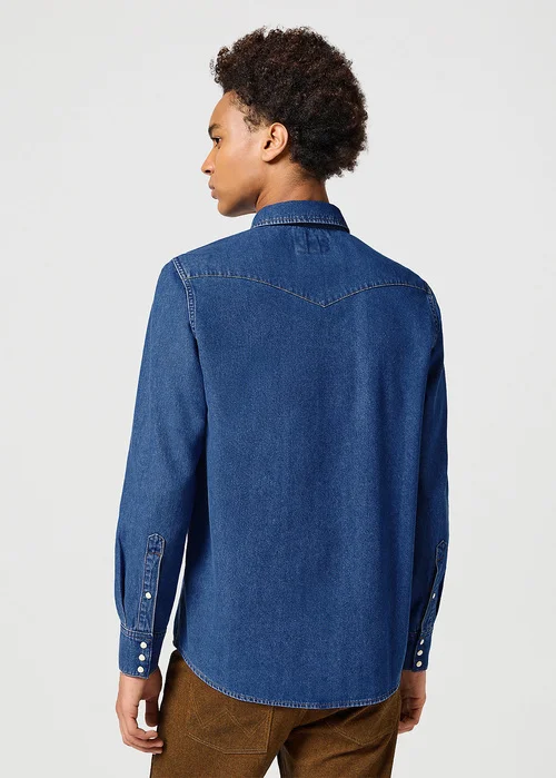 Wrangler Western Shirt Dark Stone