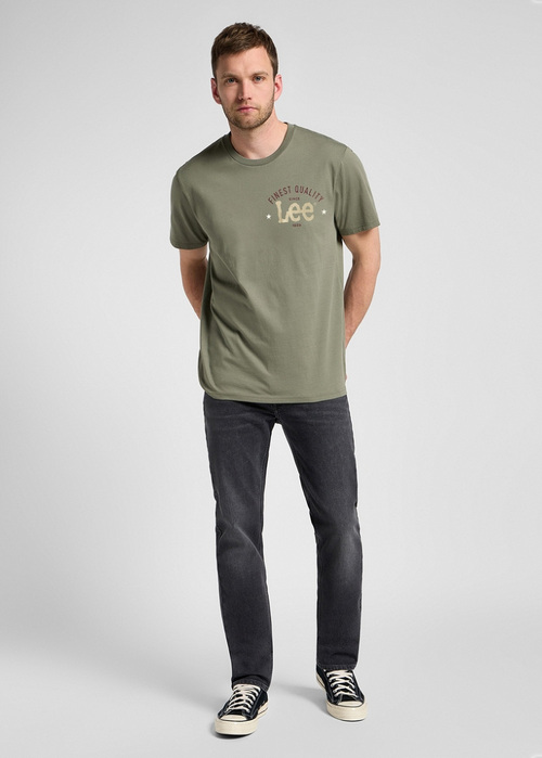 Lee Big Logo Tee Olive Grove - 112355655