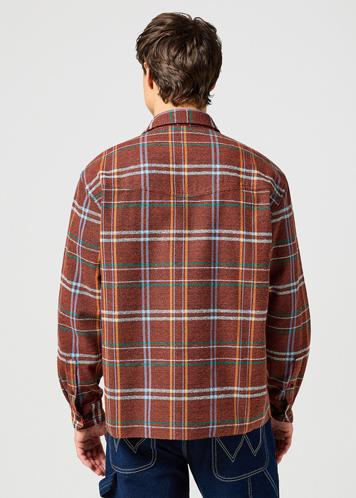 Lee Non Frayed Plaid Shirt Picante Check - 112357344