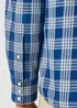 Wrangler Western Indigo Shirt Dark Wash Check