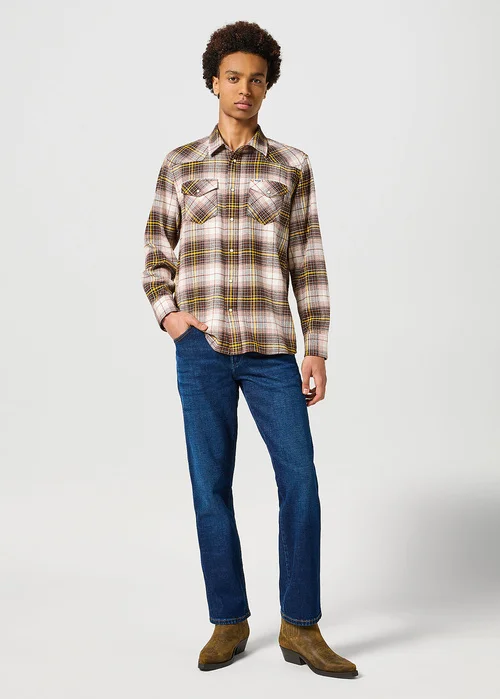 Wrangler Western Shirt Gingerbread
