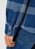 Wrangler Overshirt Black Iris Check