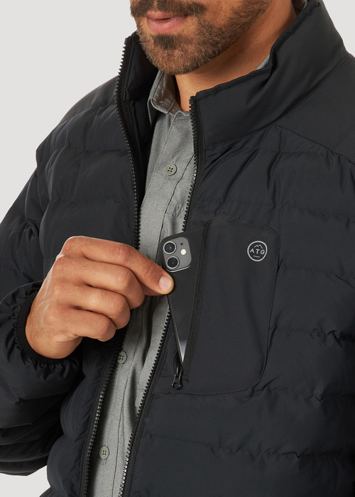 Wrangler Atg Puffer Jacket Black - WA4FY5100