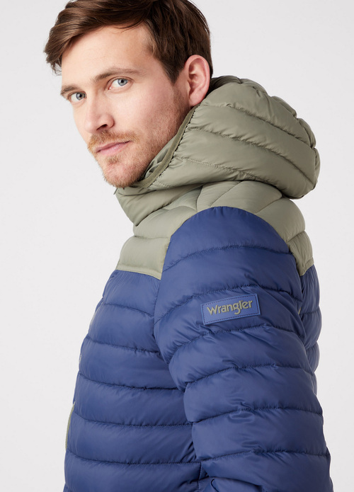 Wrangler Puffer Jacket Navy - W4B1WA114