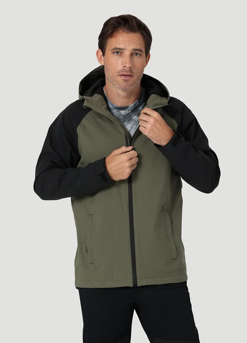 Wrangler Atg Rain Jacket Dusty Olive