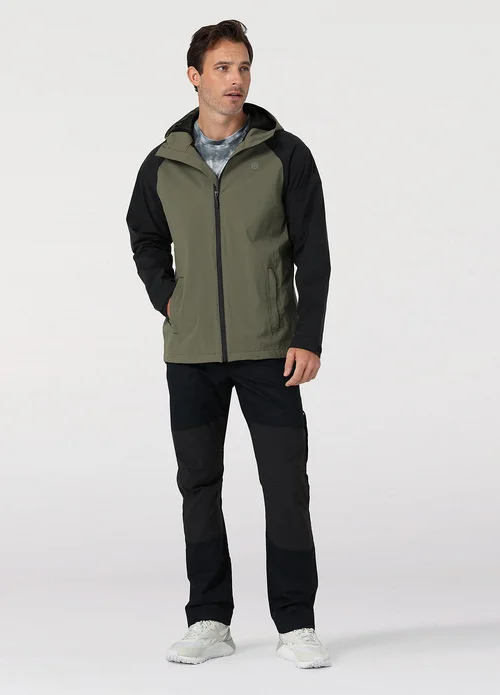 Wrangler Atg Rain Jacket Dusty Olive