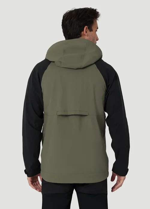 Wrangler Atg Rain Jacket Dusty Olive