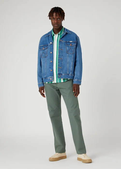 Wrangler Anti Fit Jacket Blue Eyes Blue