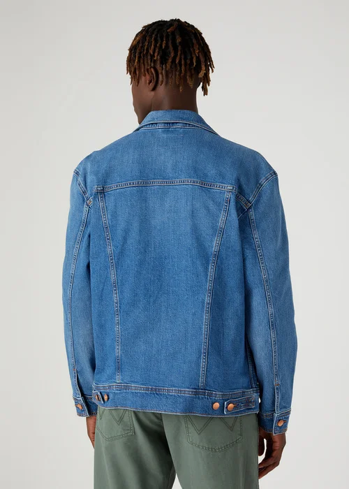 Wrangler Anti Fit Jacket Blue Eyes Blue