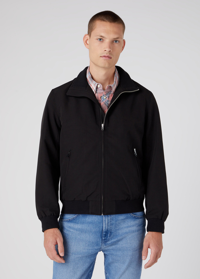 Wrangler Harrington Jacket Black - W481WW100