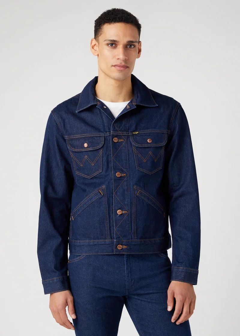 Wrangler 124mj Western Jacket Rinse