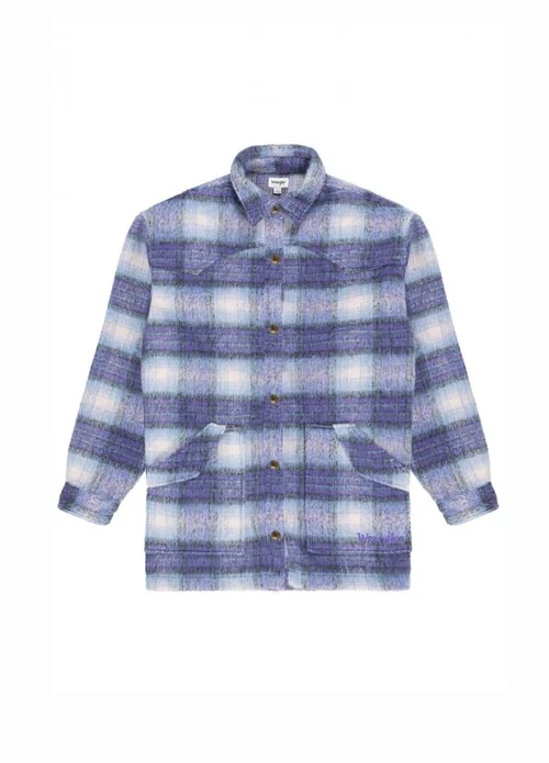 Wrangler Oversized Westenr Jacket Very Check