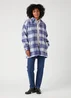 Wrangler Oversized Westenr Jacket Very Check