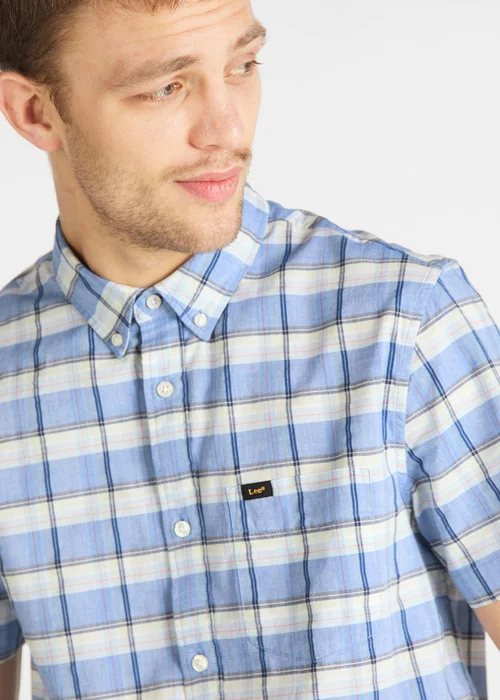 Lee Button Down Summer Blue