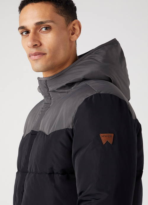 Wrangler Puffer Jacket Black - W40AWU100