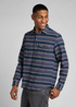 Lee Worker Shirt Indigo Stripe - L68HDZDK