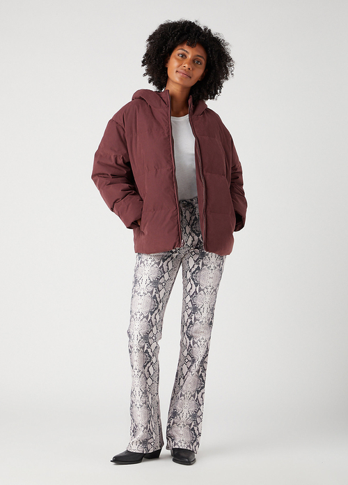 Wrangler Embossed Puffer Dahlia - W4I8XFH45