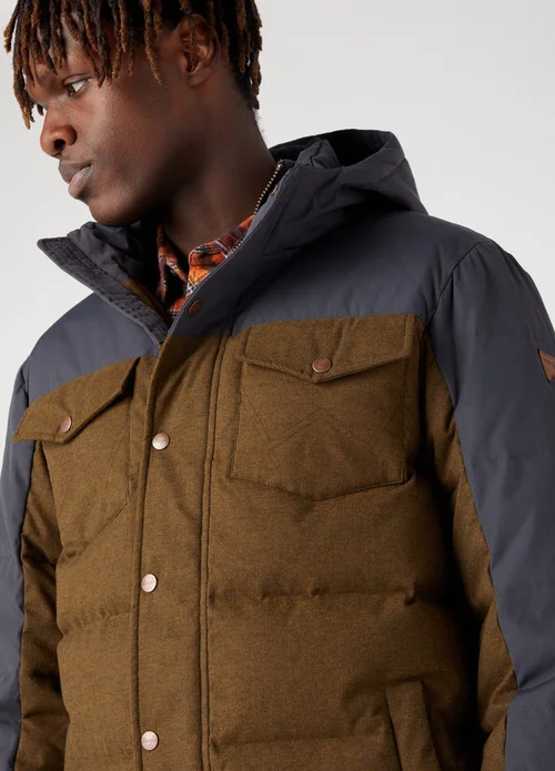 Wrangler Down Jacket Faded Black