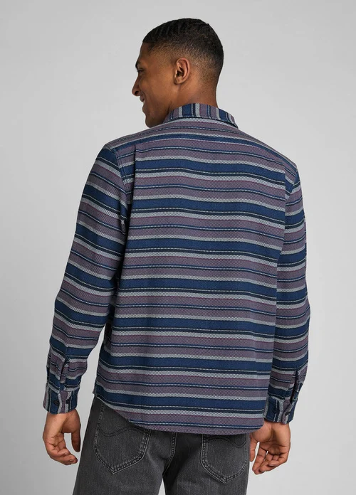 Lee Worker Shirt Indigo Stripe
