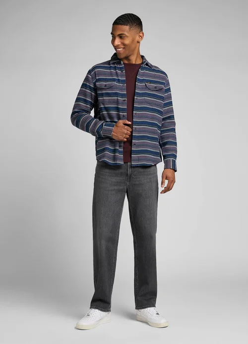 Lee Worker Shirt Indigo Stripe