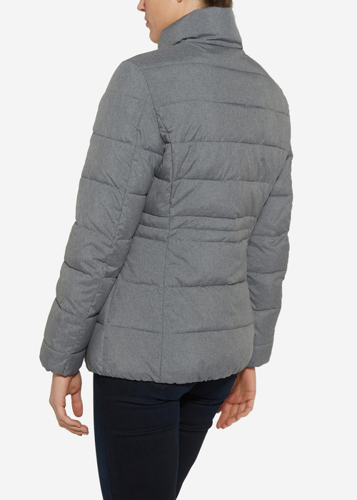 Wrangler Short Puffer Mid Grey Mel - W4104V537