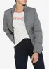 Wrangler Short Puffer Mid Grey Mel