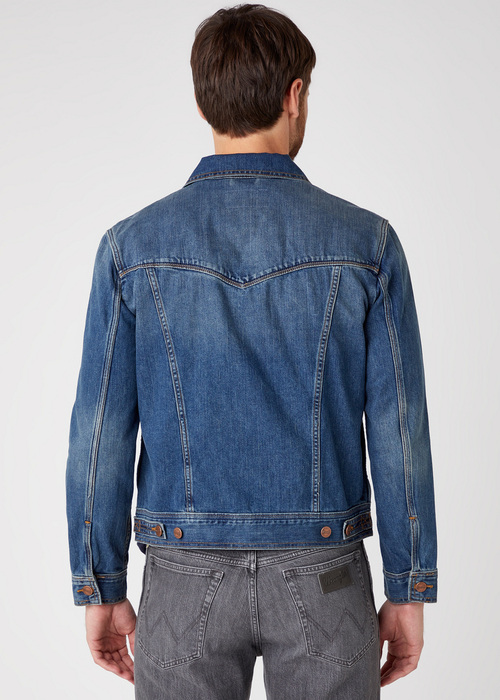 Wrangler Classic Denim Jacket Mid Stone - W4481514V