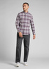 Lee Button Down Velvet Beet - L880DG74