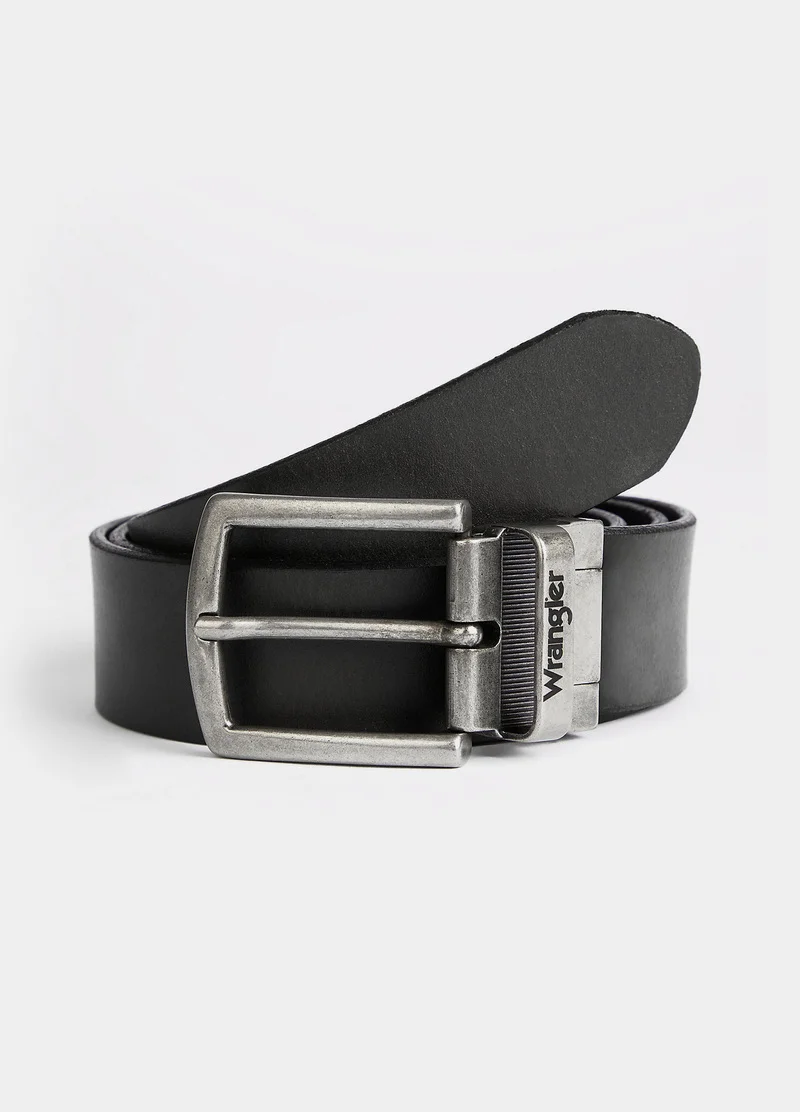 Wrangler 2 Sided Belt Black