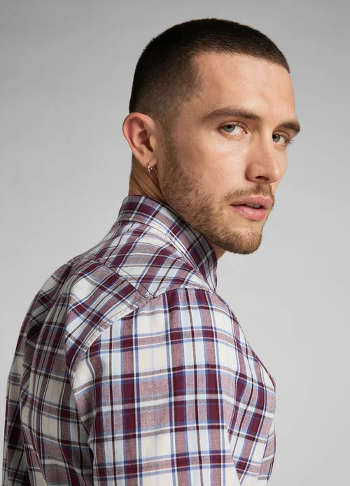 Lee Button Down Velvet Beet