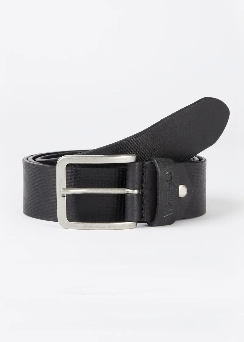 Wrangler Structured Belt Black