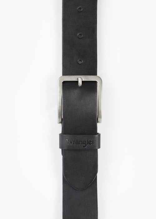 Wrangler Structured Belt Black - W0F1U1100