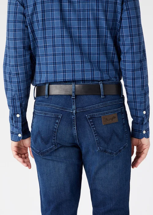 Wrangler Structured Belt Black