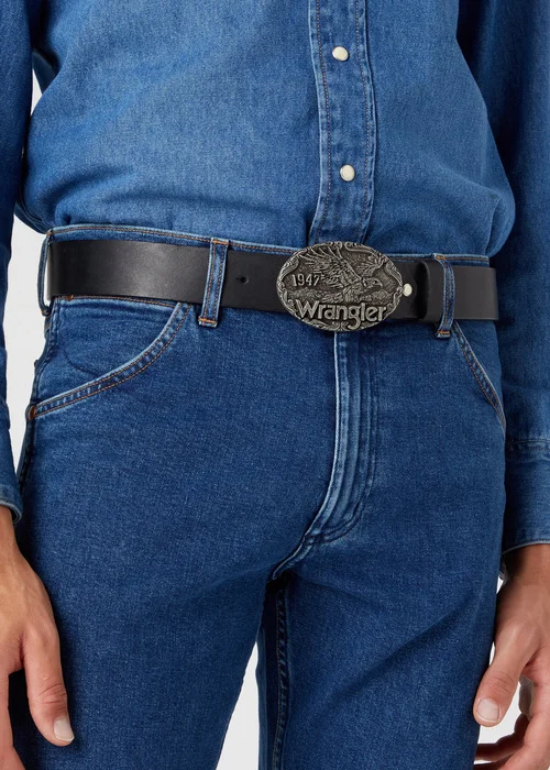 Wrangler Eagle Belt Black