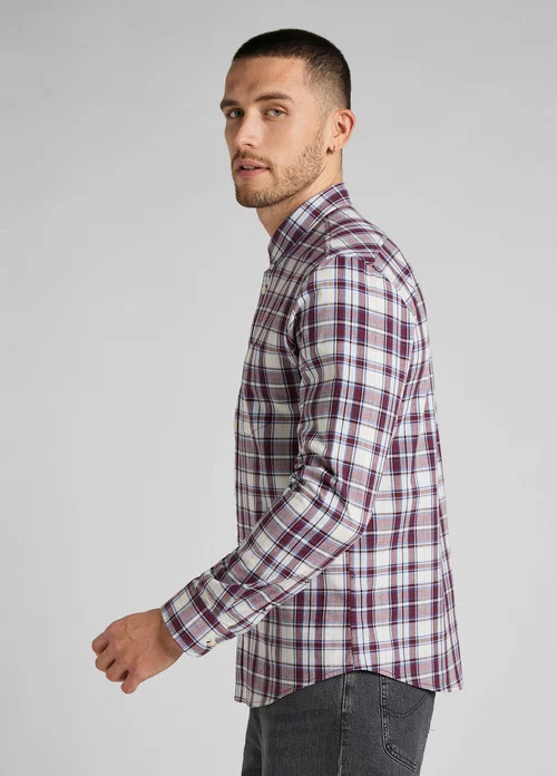 Lee Button Down Velvet Beet