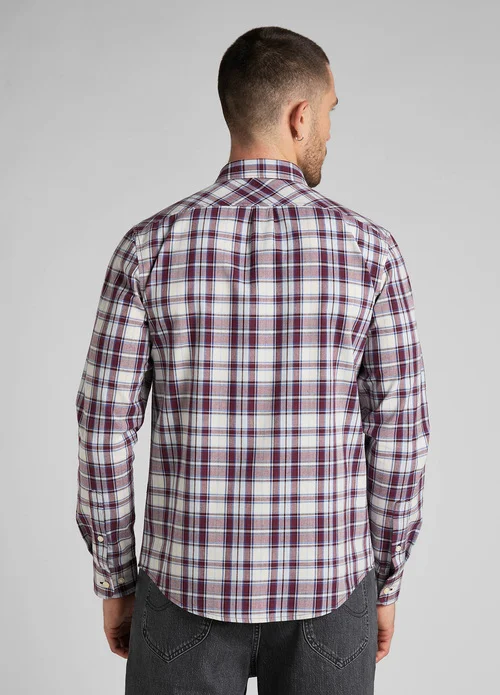 Lee Button Down Velvet Beet