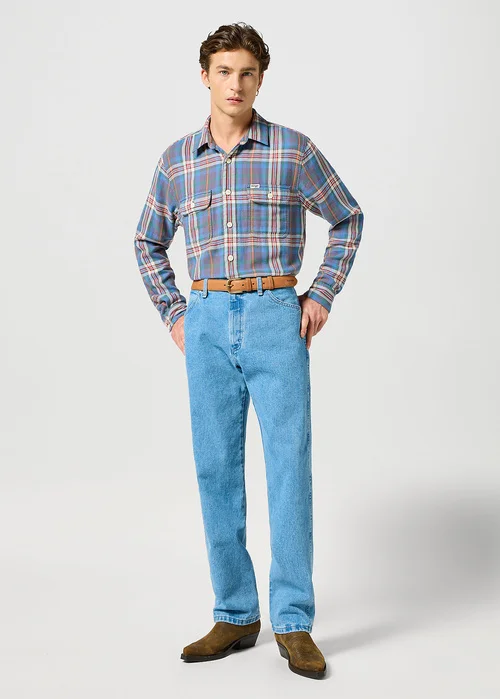 Wrangler Bombato Belt Dark Cognac