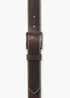 Wrangler Basic Stitched Belt Brown
