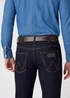 Wrangler Basic Stitched Belt Brown