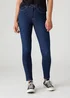 Wrangler High Rise Skinny Jeans Night Blue