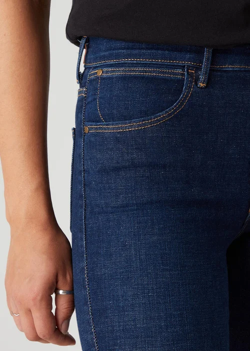 Wrangler High Rise Skinny Jeans Night Blue