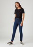 Wrangler High Rise Skinny Jeans Night Blue - W27HVH78Y