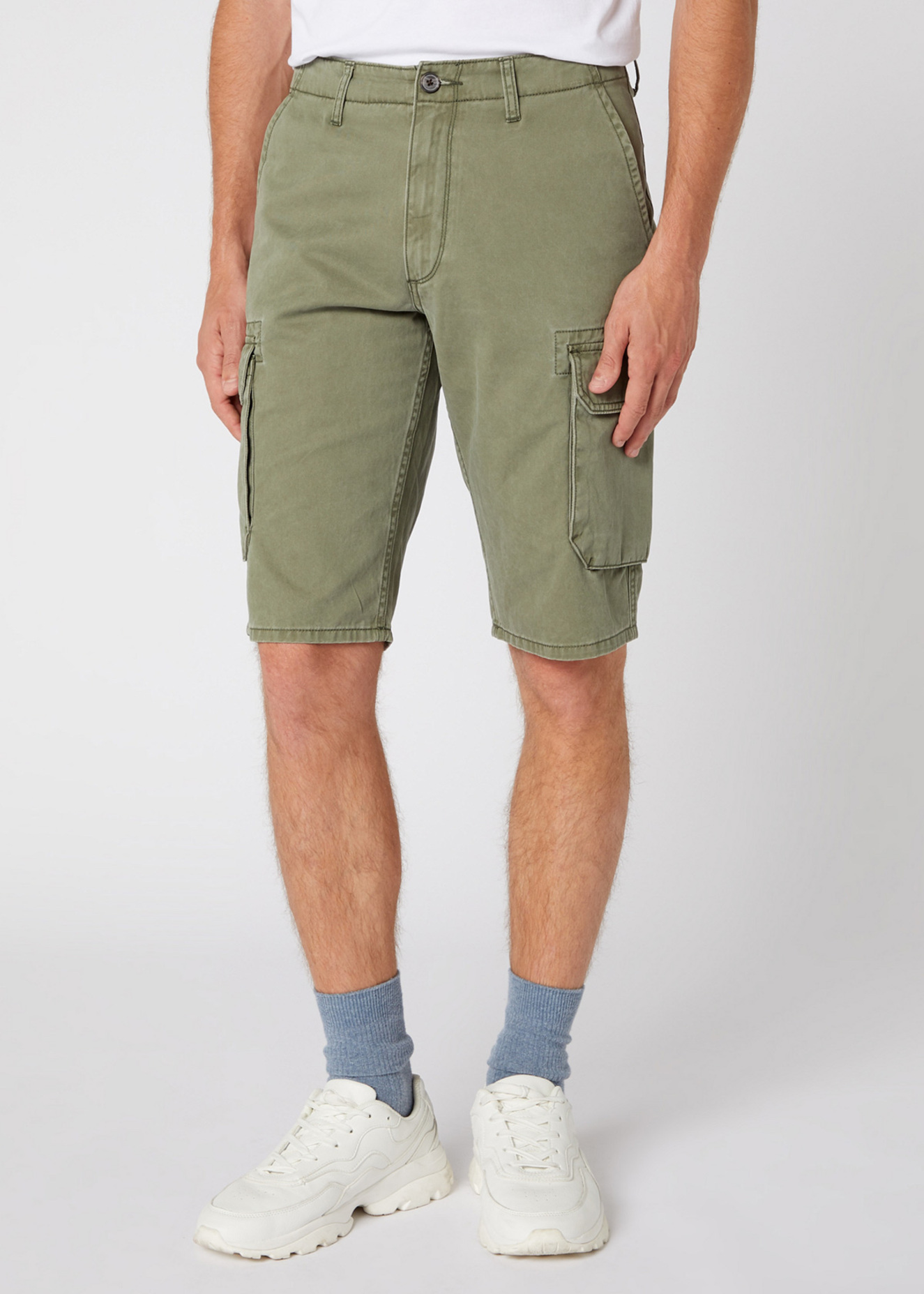 Wrangler Cargo Shorts Dusty Olive