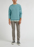 Lee Reglan Crew Knit Dusty Jade - L83PKH41