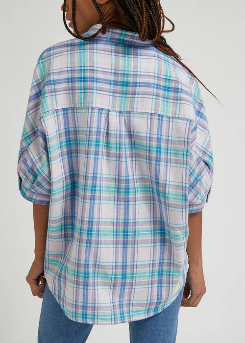 Lee Relaxed One Pocket Shirt Plum Check