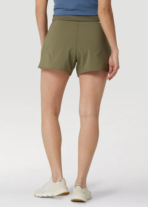 Wrangler Mix Material Shorts Dark Olive