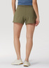 Wrangler Mix Material Shorts Dark Olive - WB2A94X45