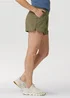 Wrangler Mix Material Shorts Dark Olive
