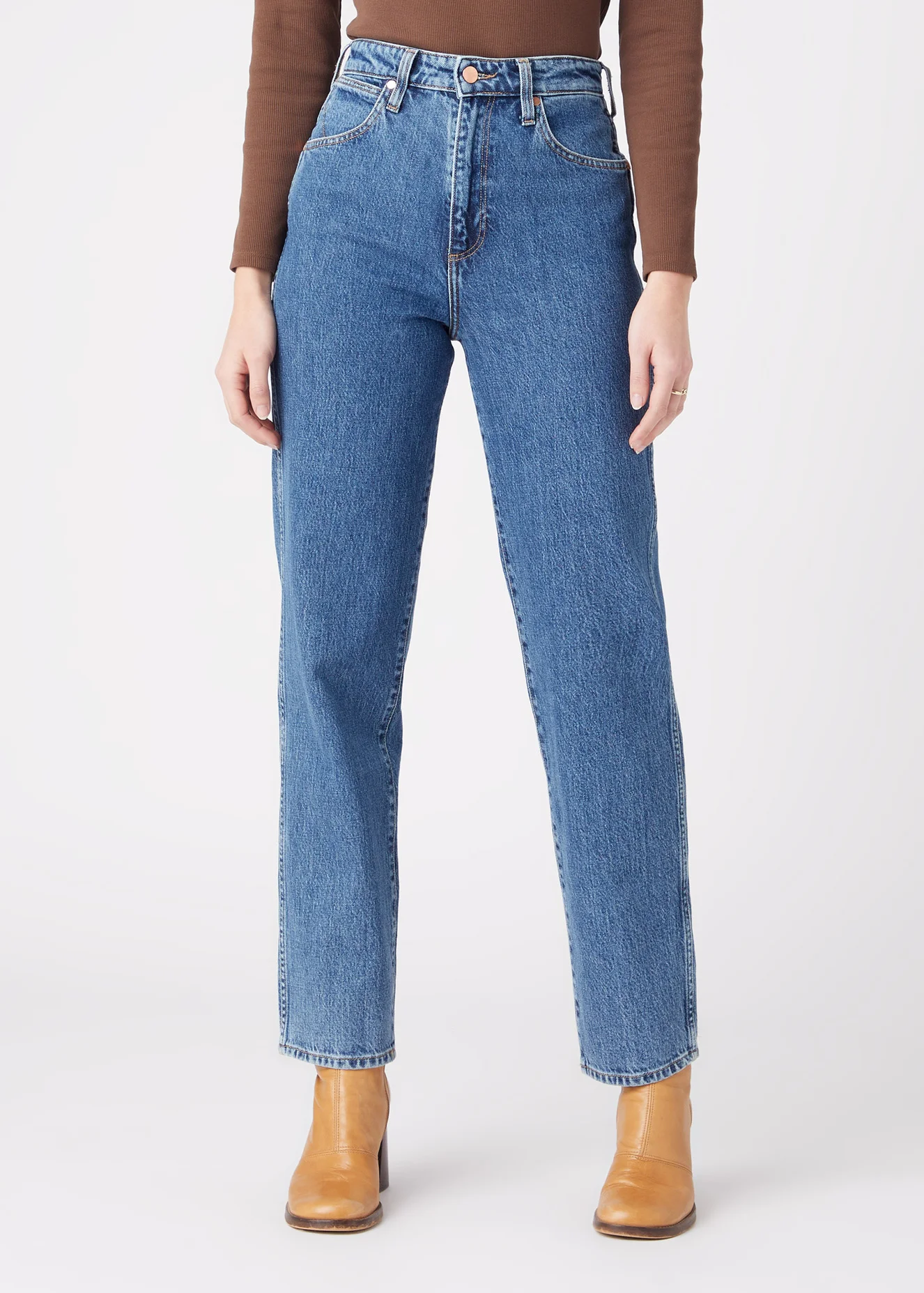 Wrangler Mom Straight Winter Hue