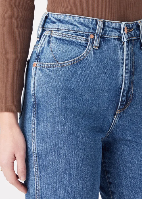 Wrangler Mom Straight Winter Hue